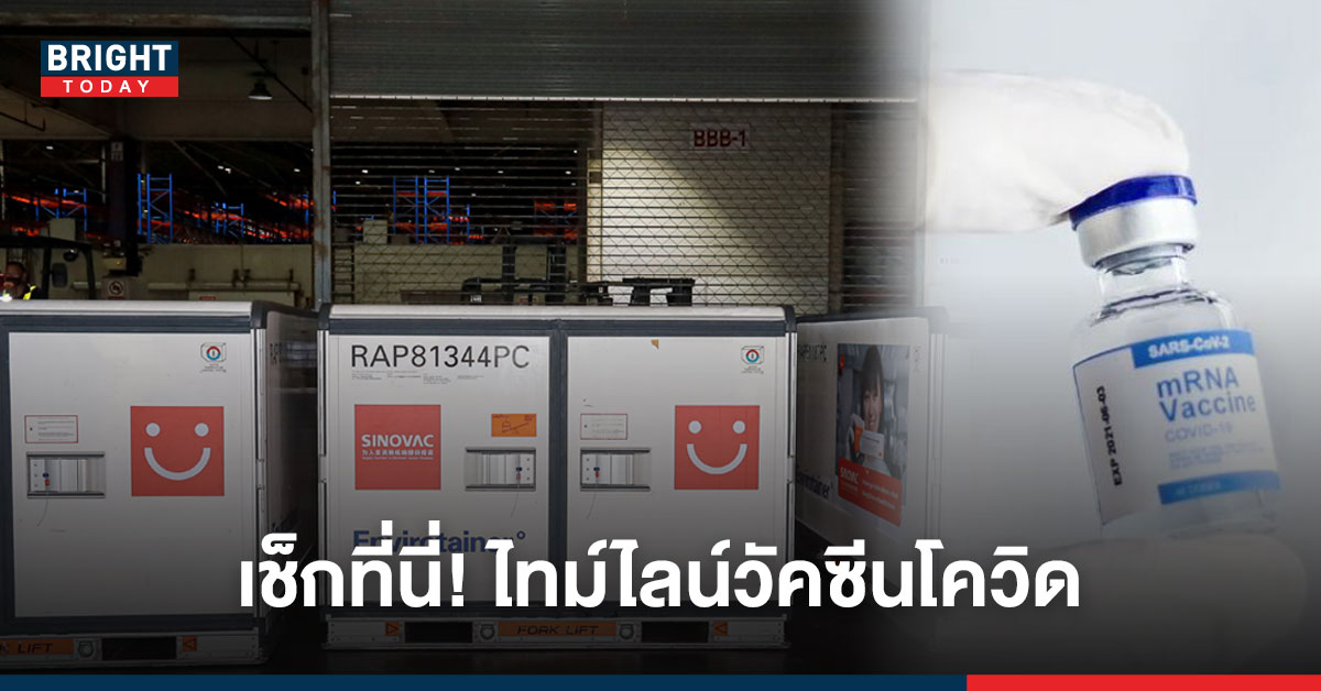 ชำแหละ! ไทม์ไลน์วัคซีนไทย ปีนี้มียี่ห้อไหน คนไทยจะได้ฉีดเมื่อไหร่