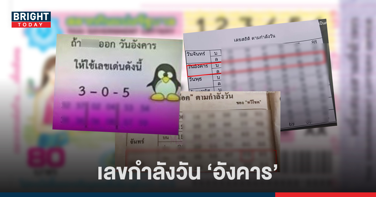 พาส่อง! เลขกำลังวัน งวดนี้ 16/11/64 ออกวันอังคาร คัดมาแล้ว เด่น ๆ