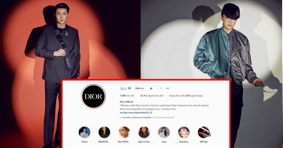 Cập nhật 54 về sehun ambassador dior mới nhất  Du học Akina