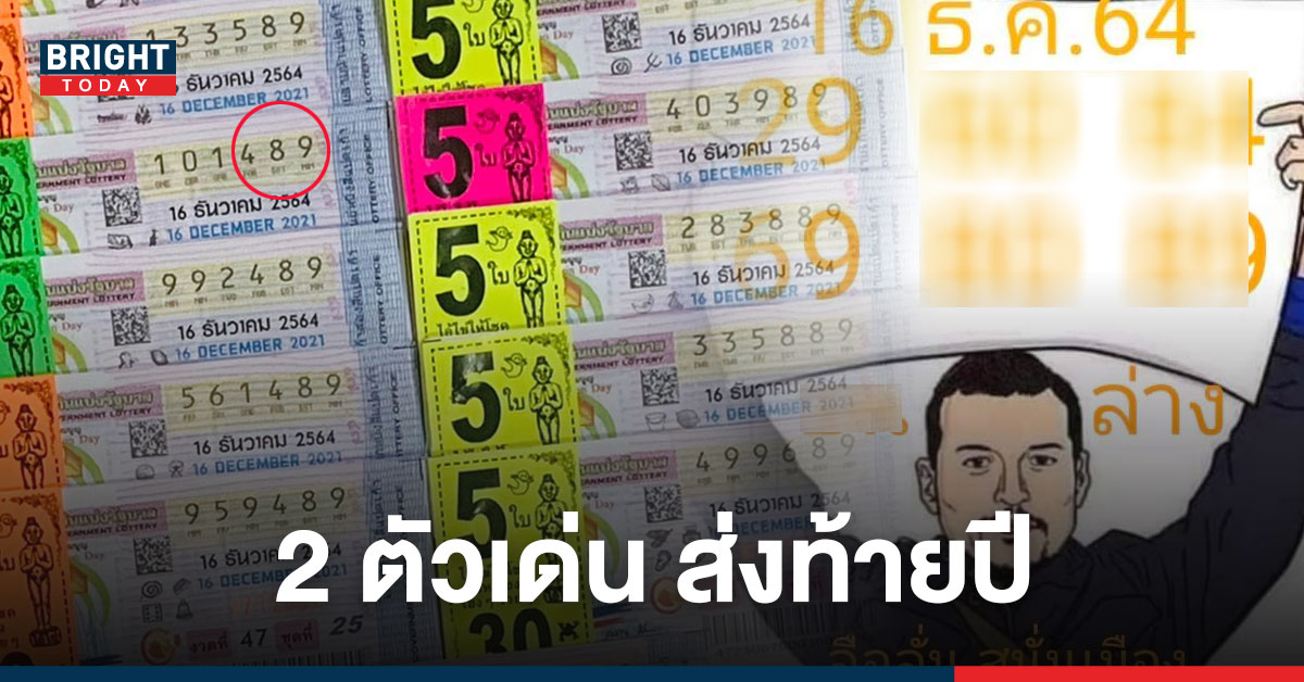 จับตาให้ดี 6 ชุดเน้น หวยแอดลือลั่นสนั่นเมือง 16/12/64 รีบซื้อระวังหมด