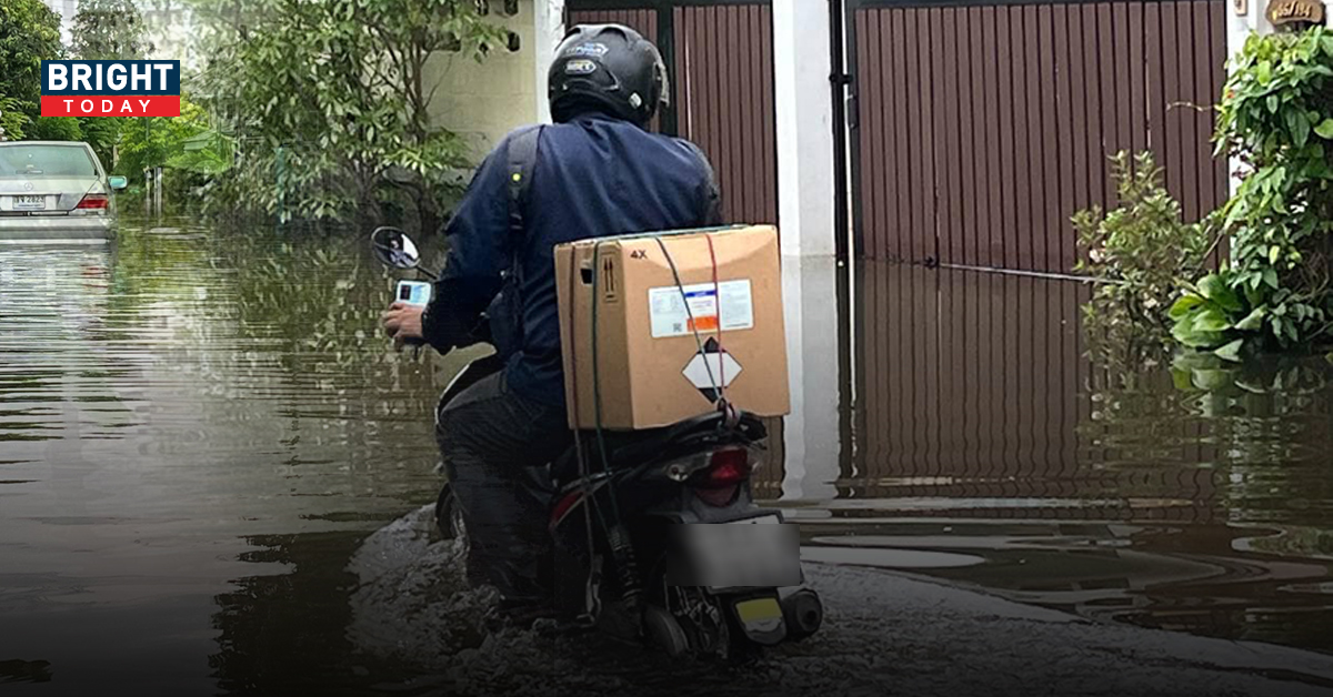 ฝนตกสองวัน รามอินทราท่วมไปครึ่งคัน