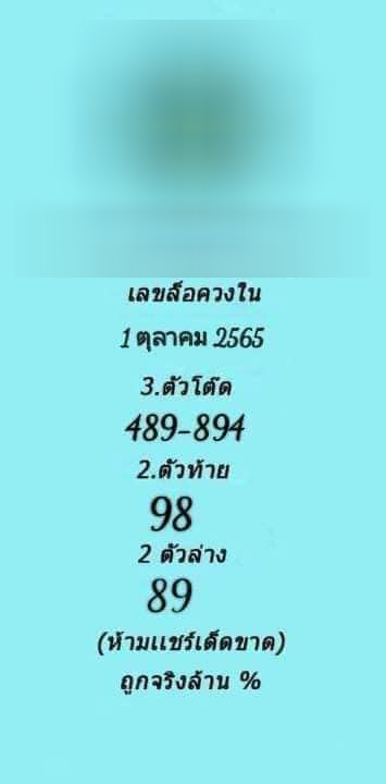 เลขล็อกวงใน