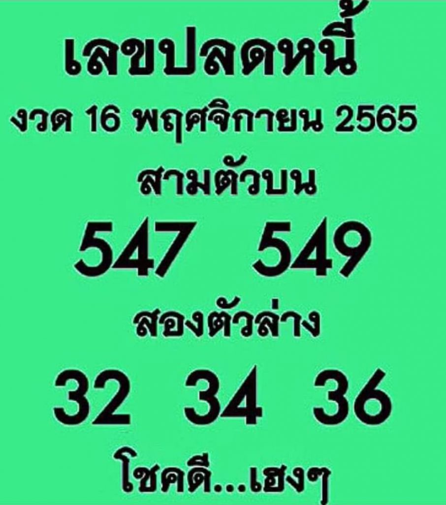 หวยดัง-เลขปลดหนี้-เลขเด็ดงวดนี้-16-11-65-1