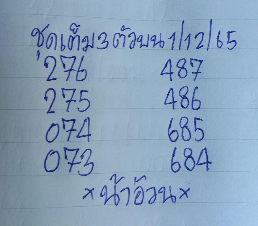 หวยรัฐบาลไทย-เลขเด็ด-น้าอ้วน-1-12-65-2