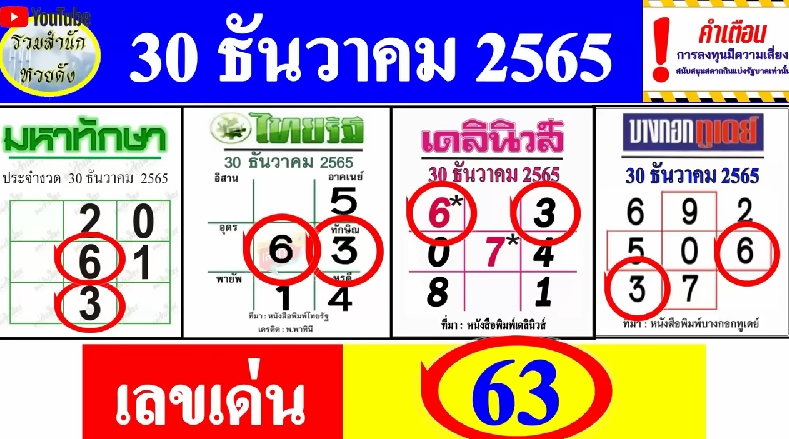 มหาทักษา-หวยไทยรัฐ-หวยเดลินิวส์-หวยบางกอกทูเดย์-30-12-65-1