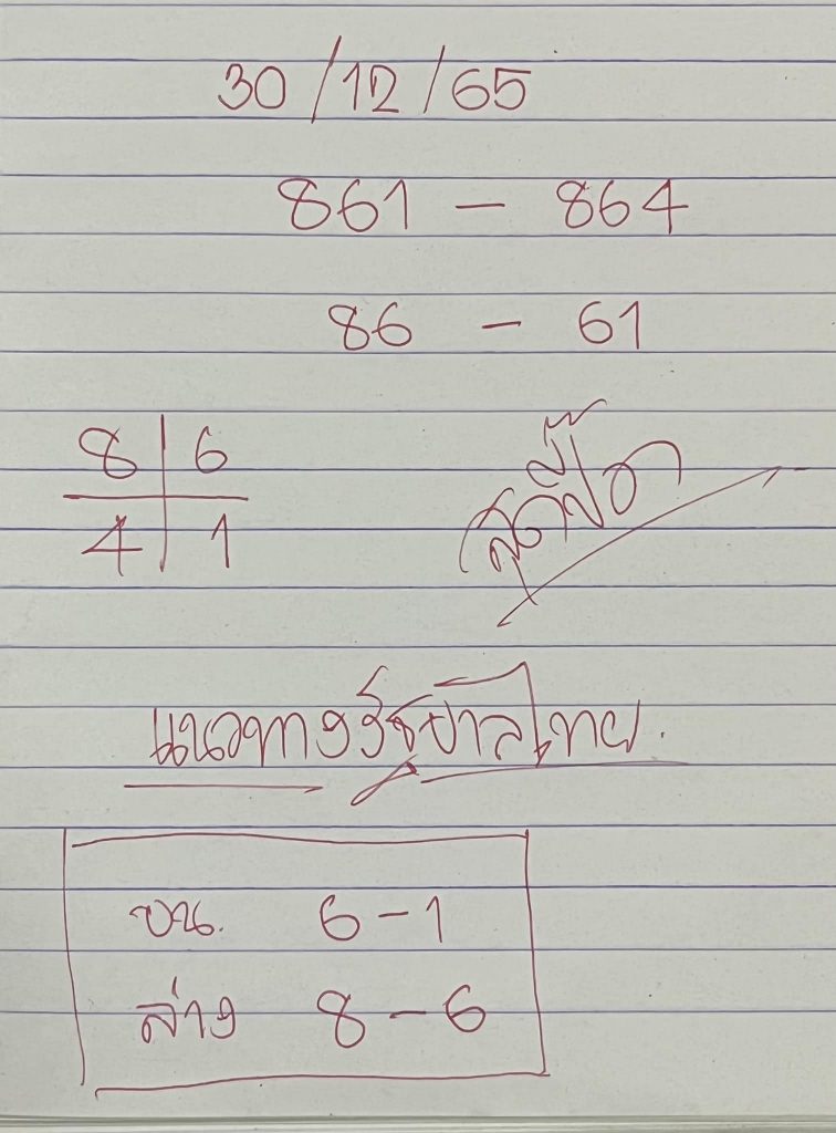 หวยรัฐบาล-หวยสุดปี๊ด-30-12-65-เลขเด็ด-หวยงวดนี้