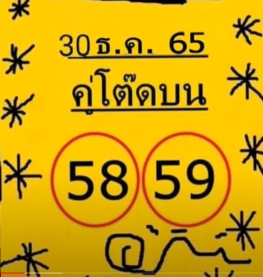 เลขเด็ด-คู่โต๊ดบน-30-12-65