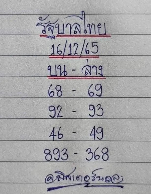 เลขเด็ด-มิสเตอร์บอล-16-12-65-หวยรัฐบาลไทย-1