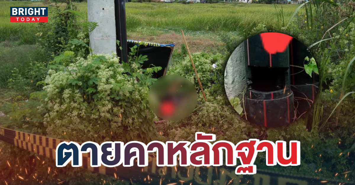 หน้าปกใหม่-หนุ่มลักลอบตัดสายไฟ-ถูกไฟช็อตตาย