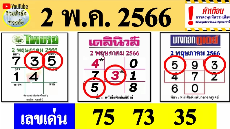 หวยเดลินิวส์-หวยไทยรัฐ-บางกอกทูเดย์-1