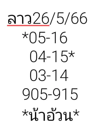 หวยลาว-น้าอ้วน-26-5-66