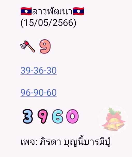 หวยลาว-แม่น้ำหนึ่ง-ภิรดา-15-5-66