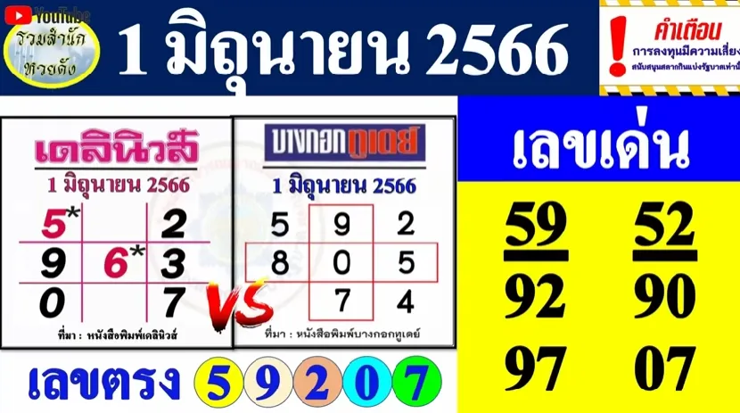 -หวยบางกอกทูเดย์-1-6-66