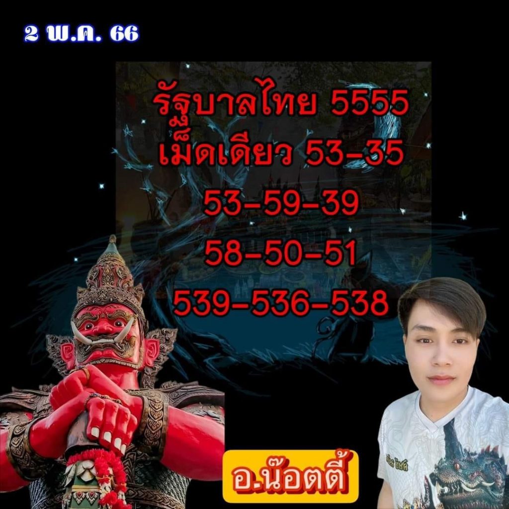 เลขเด็ด-อ.น๊อตตี้-หวยงวดนี้-2-5-66