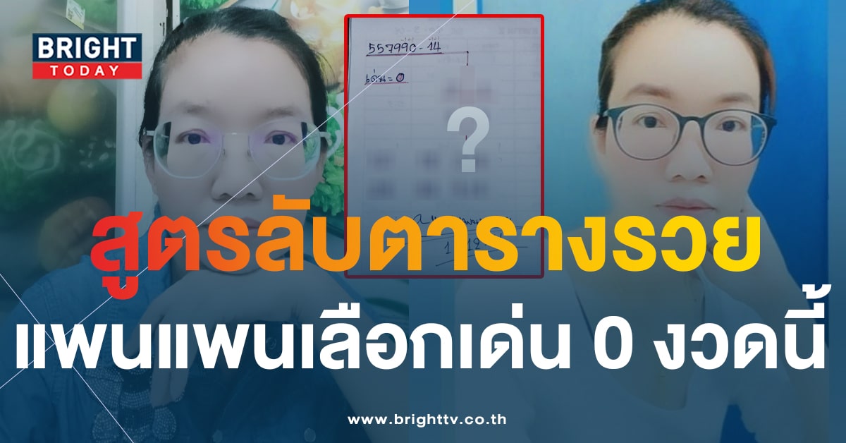 งวดนี้มาไว สูตรเด็ด แพนแพนพารวย ลุ้นโชคหวยไทย 1 ธ.ค. 66