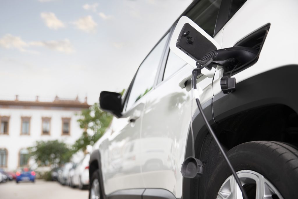 close-up-electric-car-charging