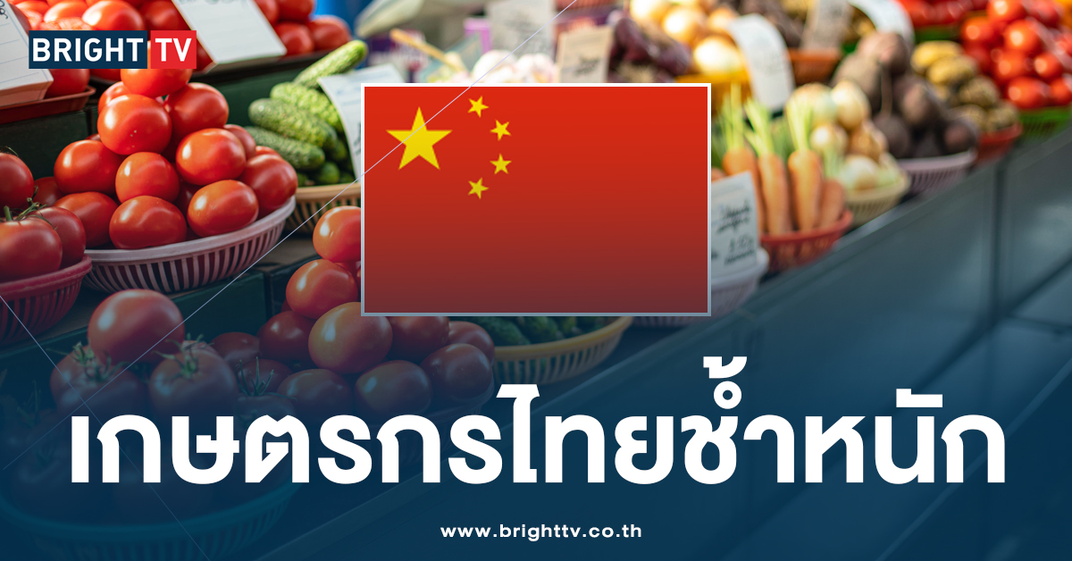 เกษตรกรไทย เตรียมรับผลกระทบ ผัก-ผลไม้จากจีน ตีตลาดขายถูกกว่าไทย