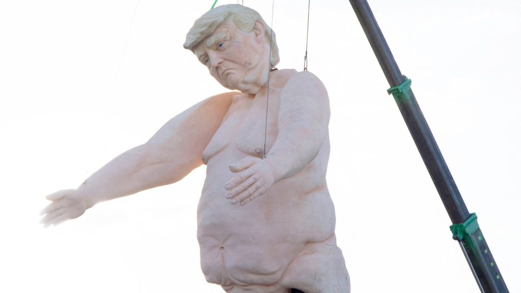 Naked Donald Trump